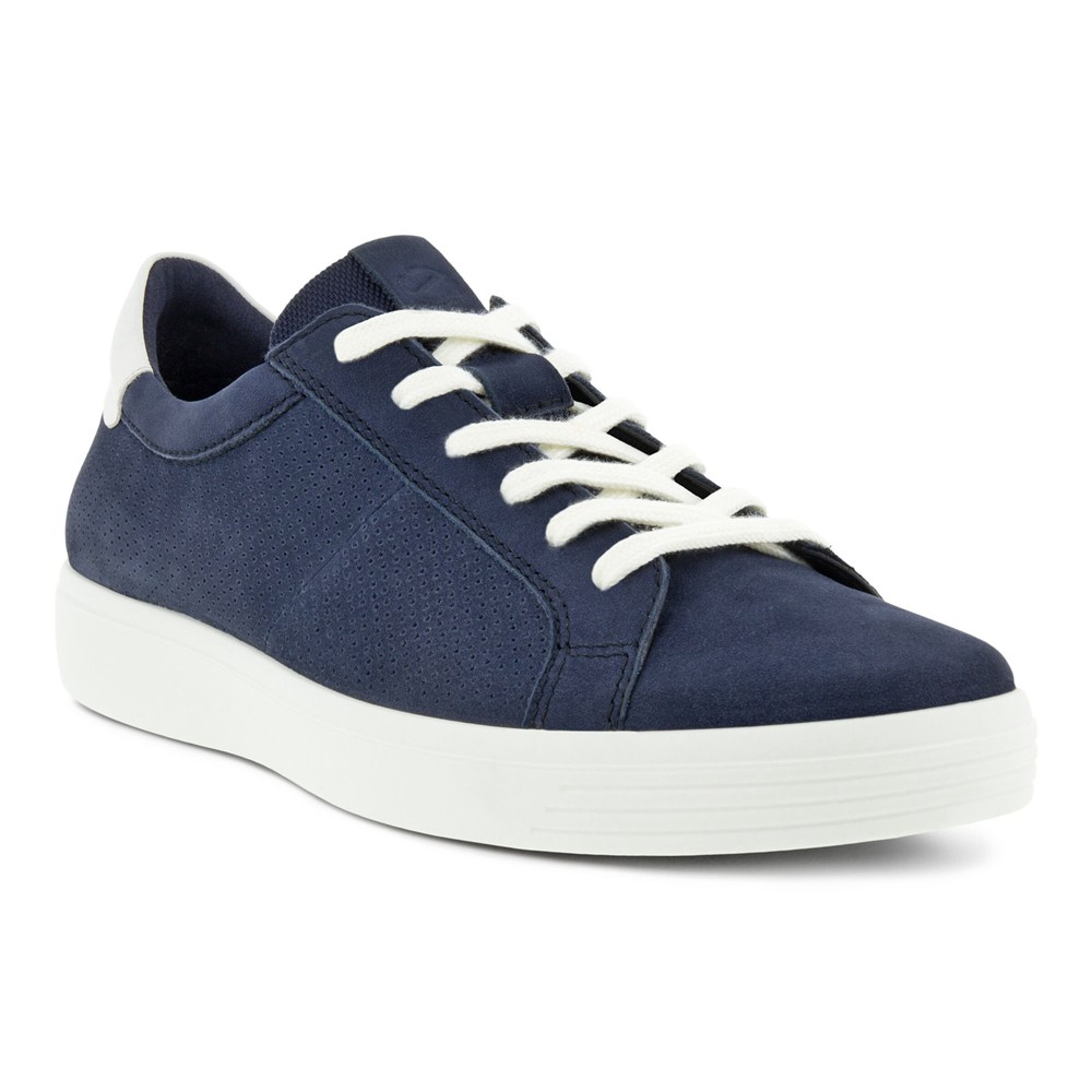 Tenis Hombre - ECCO Soft Classic Laced - Azul Marino - HET892437